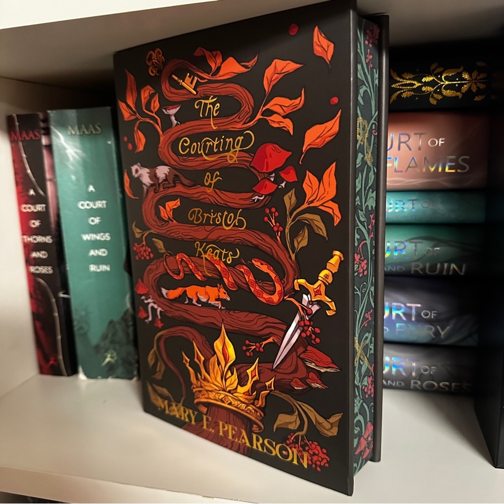Bookish Box SIGNED The Courting of Bristol Keats by Mary E. Pearson Hardback